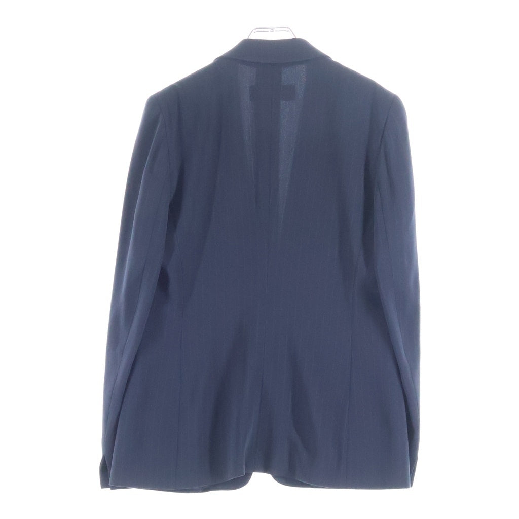 Max Mara(マックスマーラ) ピークドラペル ストライプ テーラードジャケット ネイビー #38