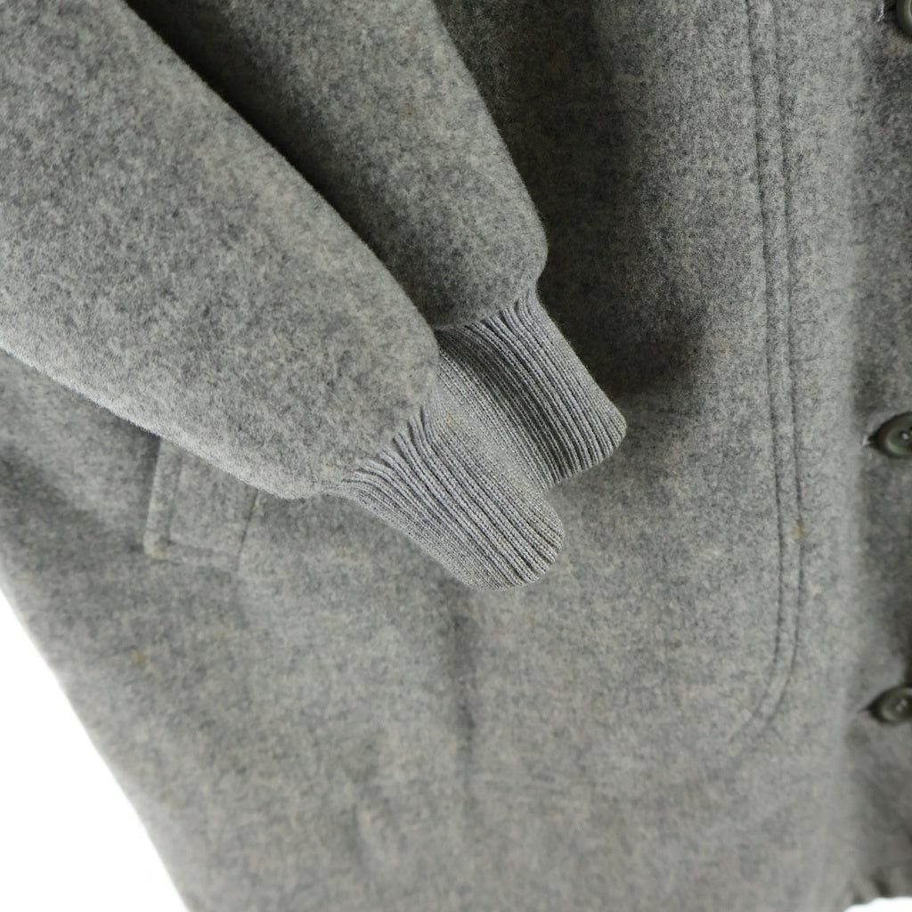 Christian Dior(クリスチャンディオール) ■スポーツ ノーカラーウールジャケット グレー #M レディース