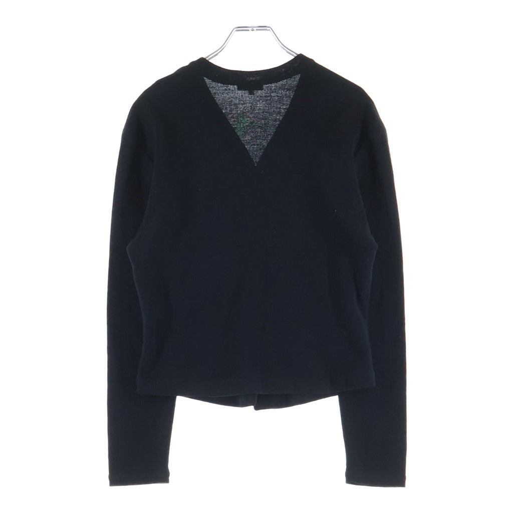 Christian Dior(クリスチャンディオール) 鉛ボタンウールニットカーディガン ブラック #M レディース