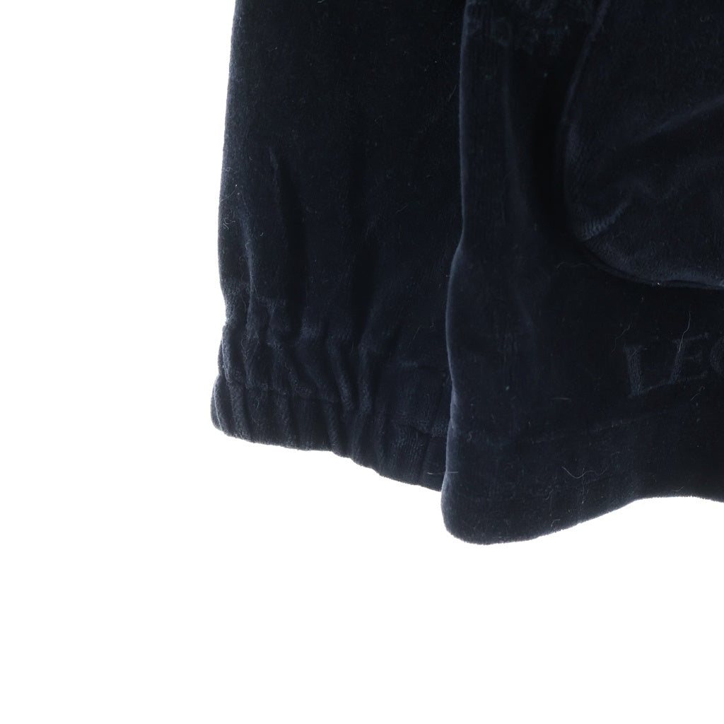 LEONARD(レオナール) SPORT ロゴジャガードベロアトラックジャケット ブラック #40 レディース