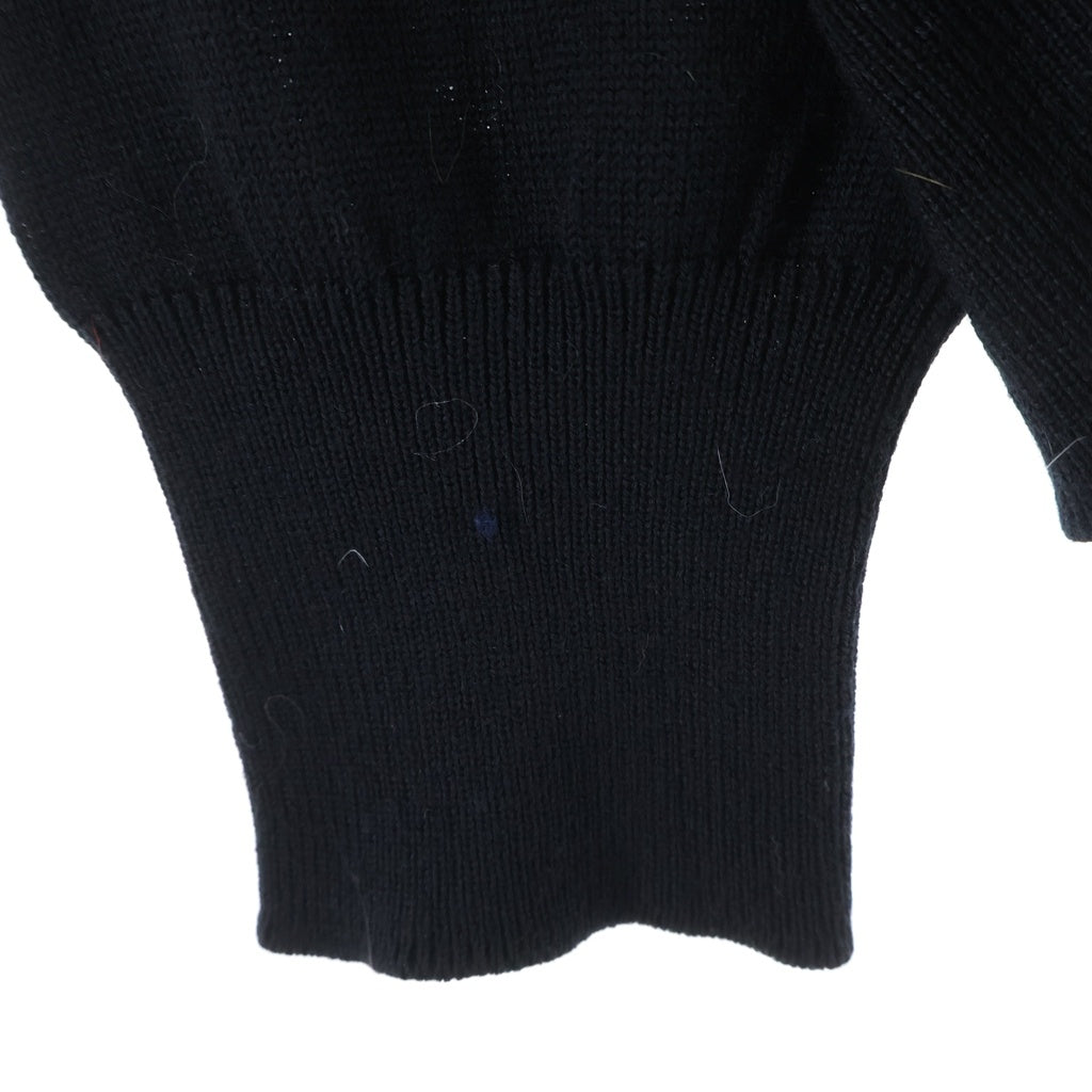 Christian Dior(クリスチャンディオール) ドット刺繍ニットセーター ブラック #M レディース