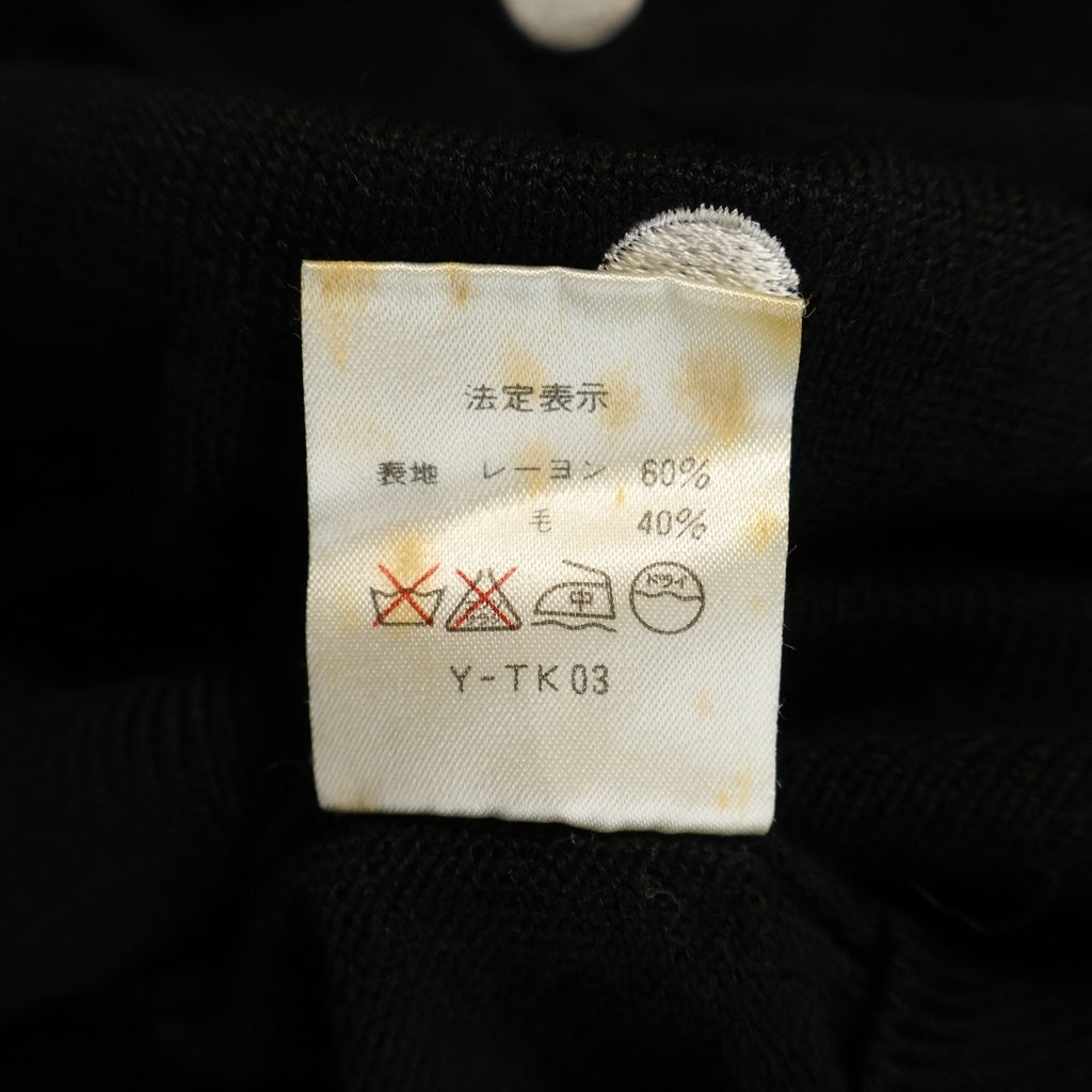 Christian Dior(クリスチャンディオール) ドット刺繍ニットセーター ブラック #M レディース