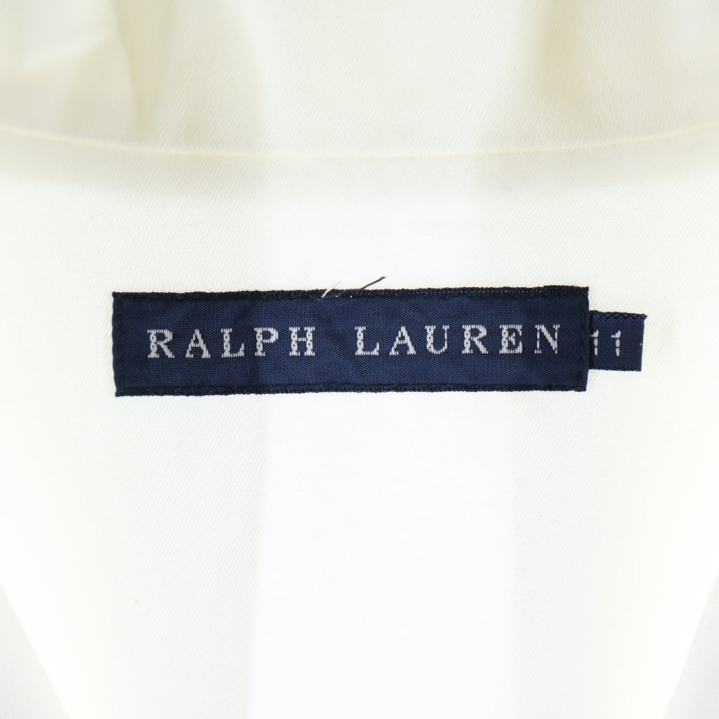 RALPH LAUREN(ラルフローレン) ノッチドラペル コットン ジャケット レディース ホワイト BR RL YM2161 #11
