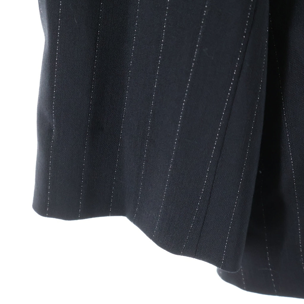 Max Mara(マックスマーラ) ピークドラペル ストライプ テーラードジャケット ブラック #38 レディース