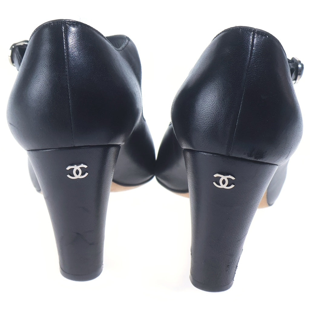 CHANEL(シャネル) ■メリージェーン ストラップパンプス ブラック レディース