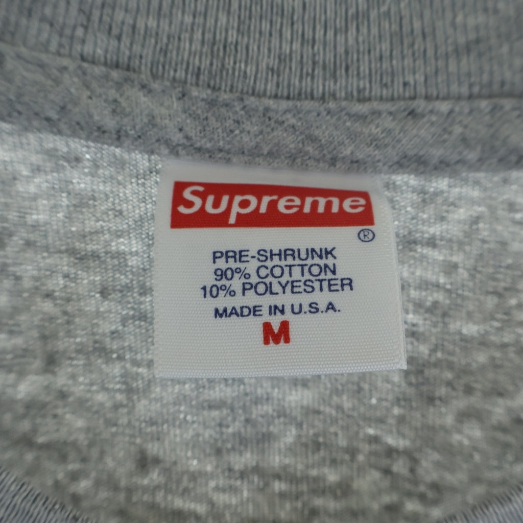 SUPREME(シュプリーム) 19SS Hard Goods Tee ハードグッズクルーネック半袖Tシャツ グレー