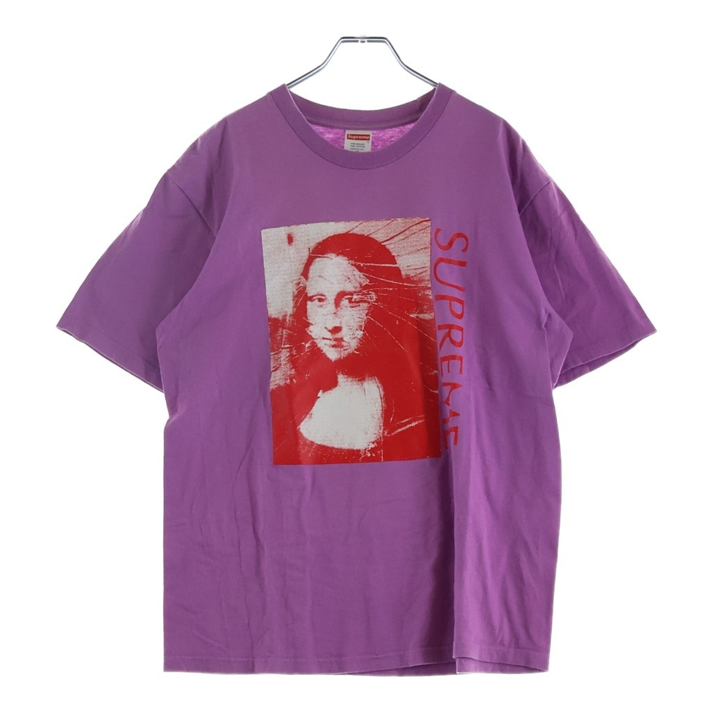 SUPREME(シュプリーム) 18SS Mona Lisa Tee モナリザ クルーネック半袖Tシャツ パープル