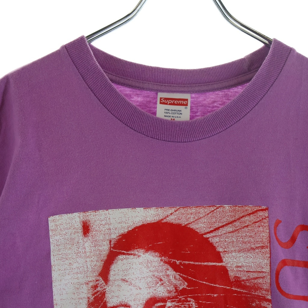 SUPREME(シュプリーム) 18SS Mona Lisa Tee モナリザ クルーネック半袖Tシャツ パープル