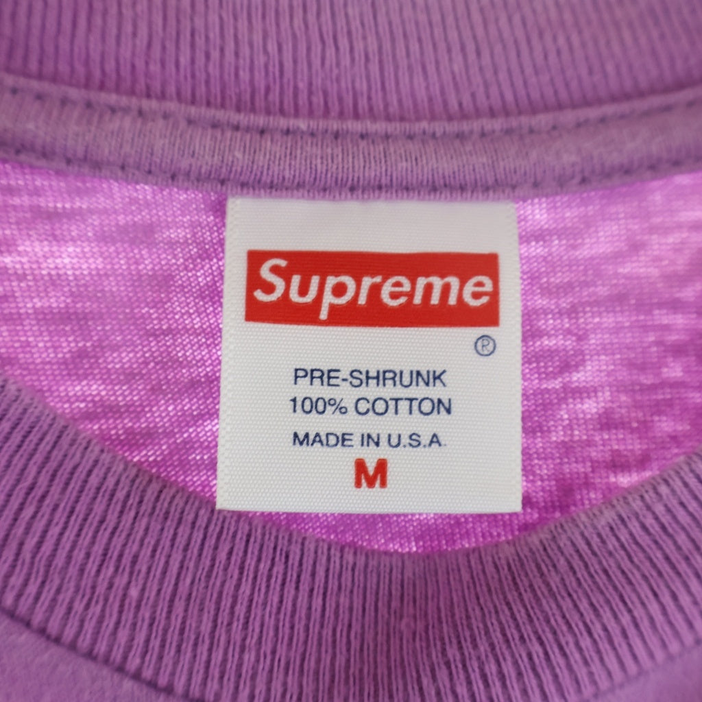 SUPREME(シュプリーム) 18SS Mona Lisa Tee モナリザ クルーネック半袖Tシャツ パープル