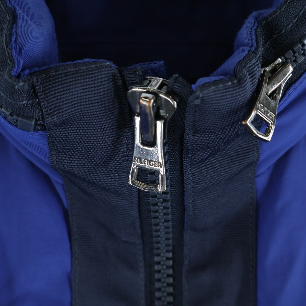 TOMMY HILFIGER(トミーヒルフィガー) フロントジップ ナイロンジャケット ブルー