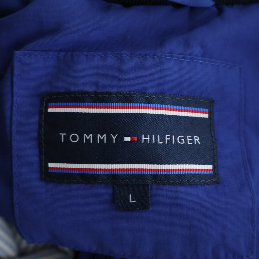 TOMMY HILFIGER(トミーヒルフィガー) フロントジップ ナイロンジャケット ブルー