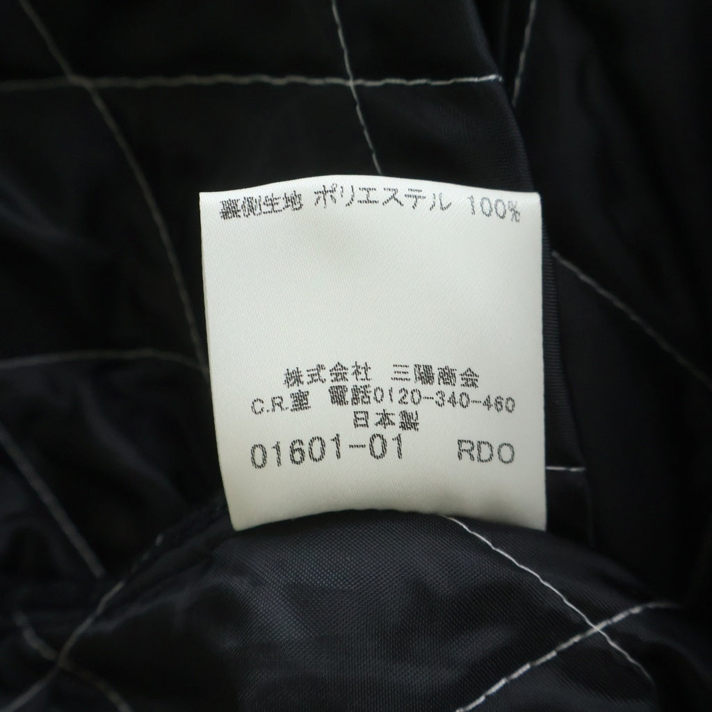 BURBERRY BLACK LABEL(バーバリー ブラックレーベル) グレンチェック総柄 ライナー付き トレンチコート グレー