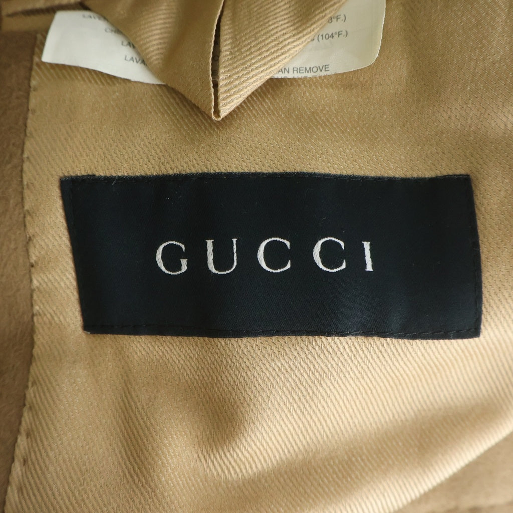 GUCCI(グッチ) チェスターコート シングルブレスト ベージュ