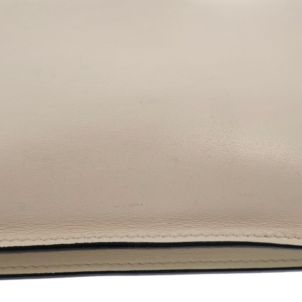 PRADA(プラダ) ロゴ ポシェット チェーン ショルダーバック 斜め掛けバッグ ホワイト レザー 1DH016