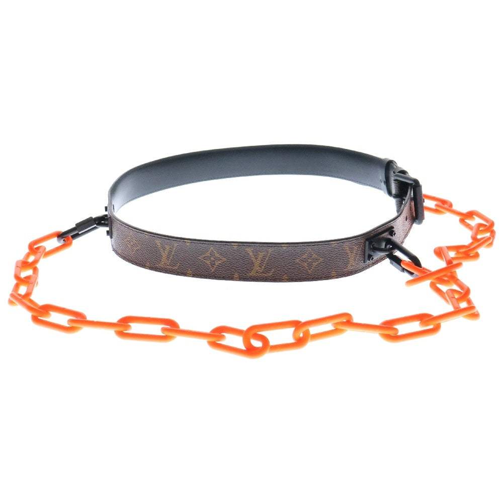 LOUIS VUITTON(ルイヴィトン) サンチュール シグネチャー ベルト 19SS モノグラム チェーン ヴァージルアブロー ブラウン 35MM