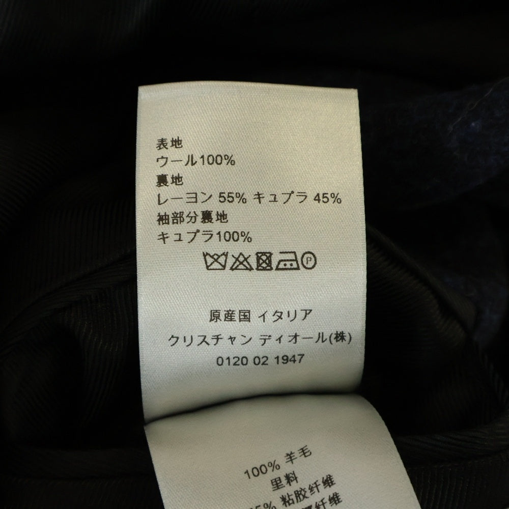 Christian Dior(クリスチャンディオール) DIOR HOMME ディオール オム コート ブルー ウール ジャケット 533C348A4040