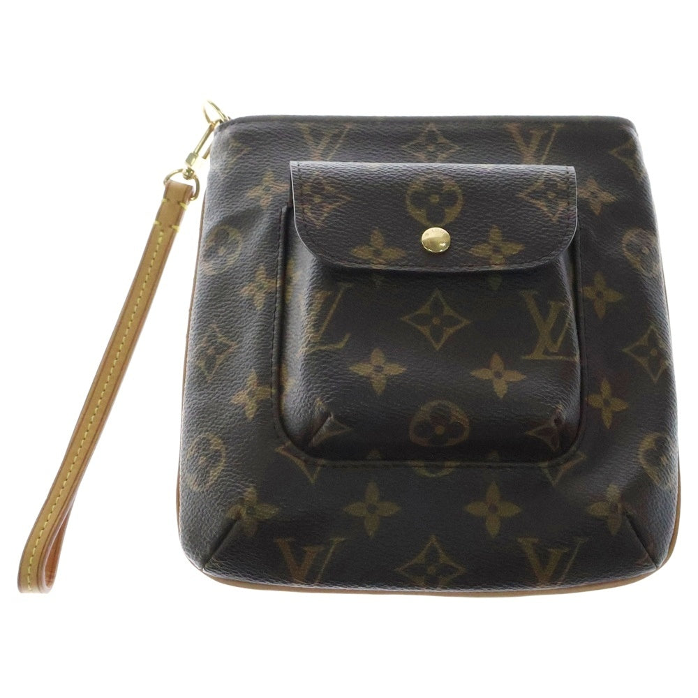 LOUIS VUITTON(ルイヴィトン) モノグラム パルティシオン レザークラッチバッグ ポーチ ブラウン M51901
