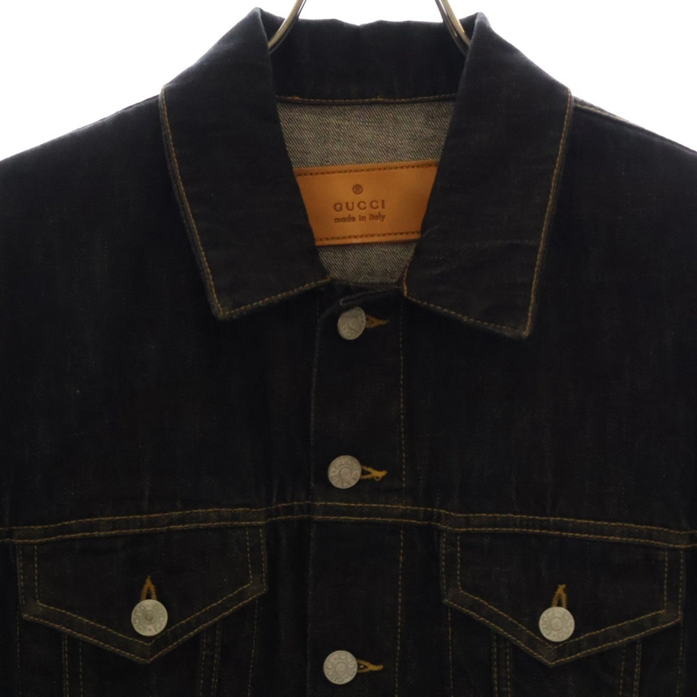 GUCCI(グッチ) ロゴボタン Denim Jacket デニムジャケット インディゴ 101063.Z1353