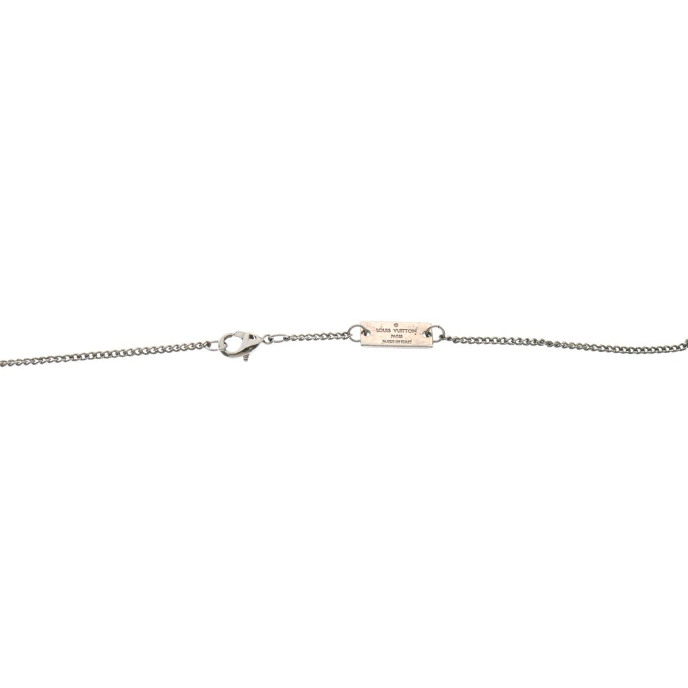 LOUIS VUITTON(ルイヴィトン) モノグラム リング ペンダント ネックレス シルバー SV M62485
