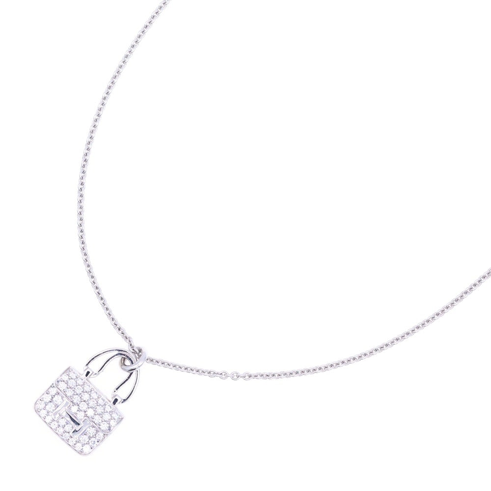 HERMES(エルメス) アミュレット コンスタンス ネックレス Au750 K18 WG ホワイトゴールド
