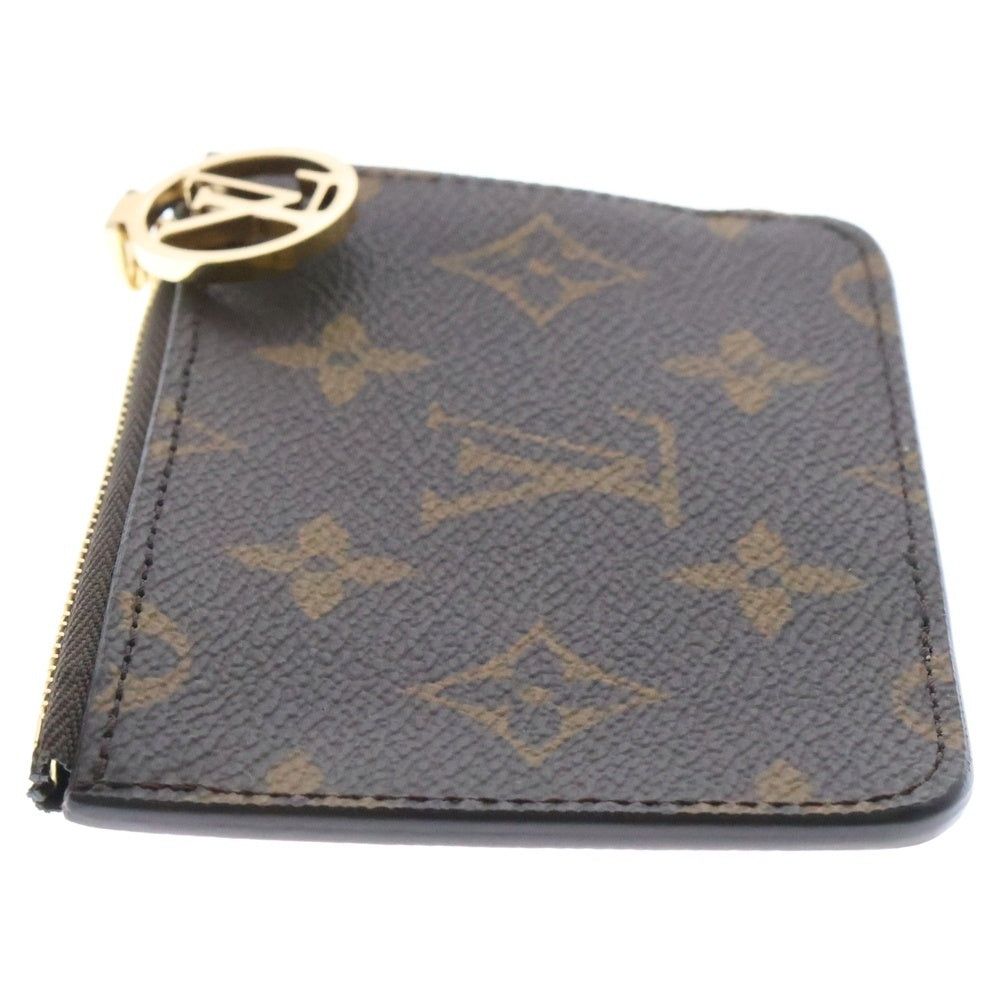 LOUIS VUITTON(ルイヴィトン) モノグラム ポルトカルト・ロミー サフランイエロー ブラウン PVC カードケース コインケース M12384 ICタイプ
