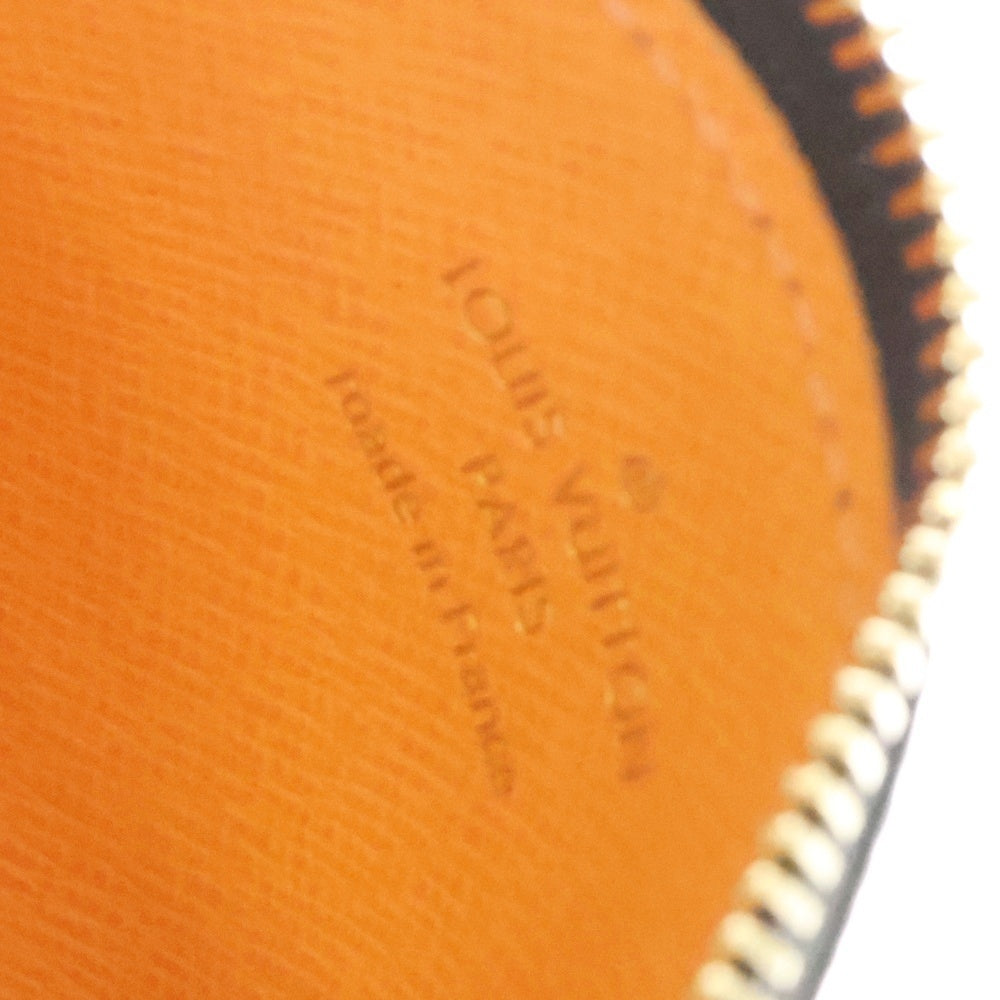 LOUIS VUITTON(ルイヴィトン) モノグラム ポルトカルト・ロミー サフランイエロー ブラウン PVC カードケース コインケース M12384 ICタイプ