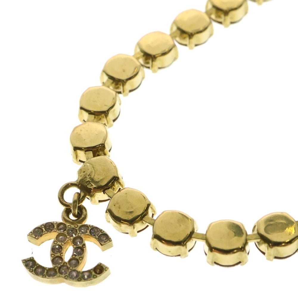 CHANEL(シャネル) ココマーク フルラインストーン ネックレス チョーカー GP ゴールド アクセサリー