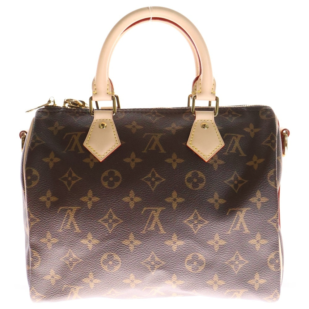 LOUIS VUITTON(ルイヴィトン) モノグラム スピーディ25 バンドリエール ブラウン PVCレザー ショルダーバッグ RFID M46977