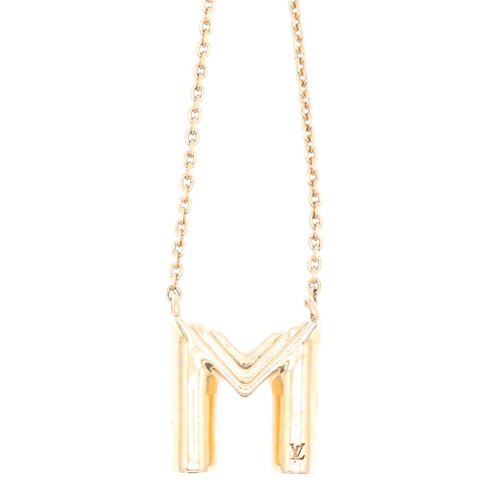 LOUIS VUITTON(ルイヴィトン) エッセンシャルM ネックレス ペンダント ゴールド GP M61680