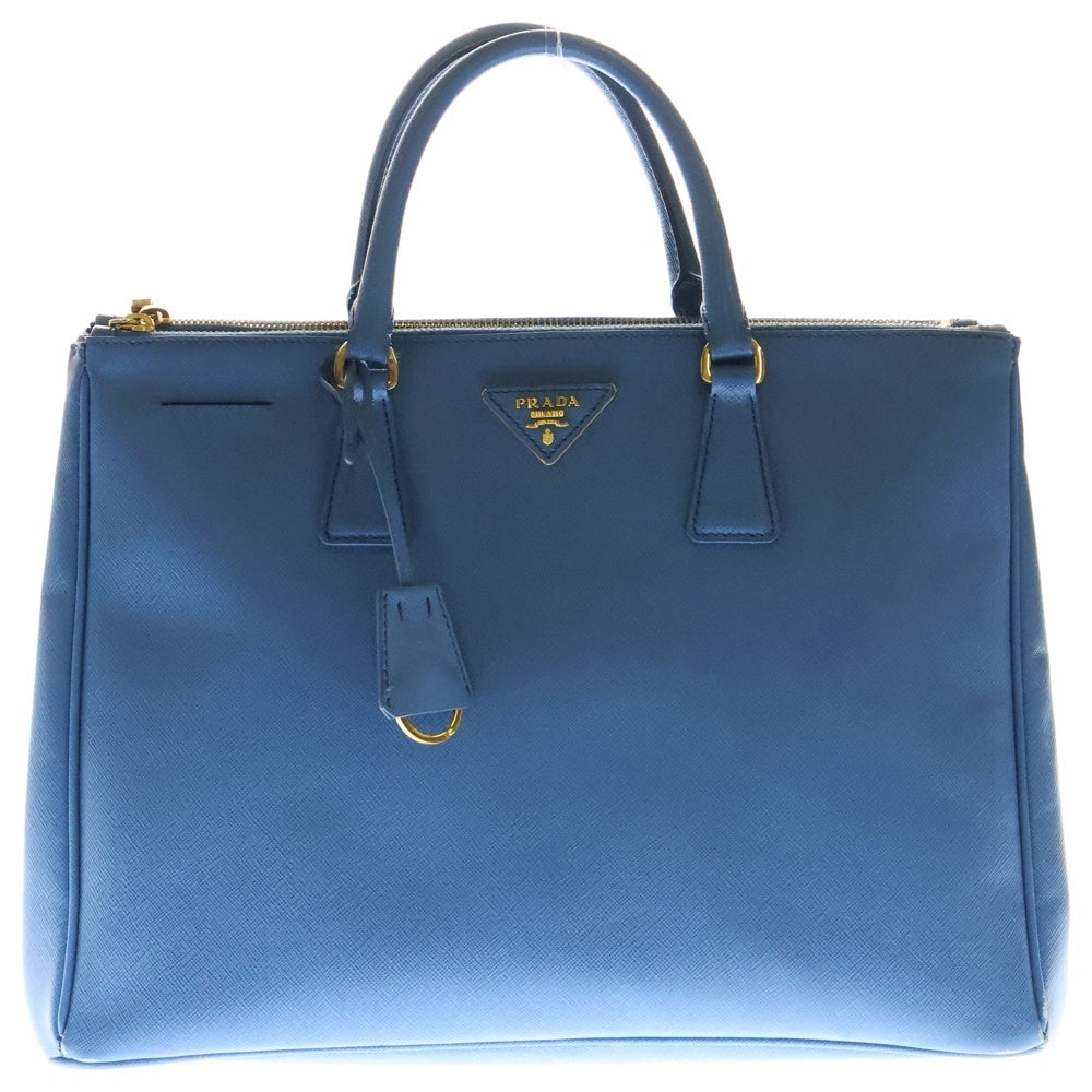 PRADA(プラダ) ガリレア ハンドバッグ ブルー レザー