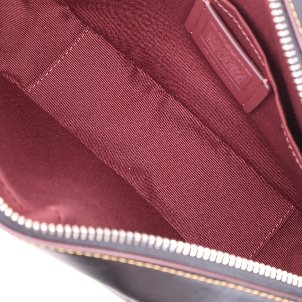 COACH(コーチ) ウィズ レオパード プリント ジェイミー カメラバッグ ショルダーバッグ シグネチャー ブラウン ブラック レザー