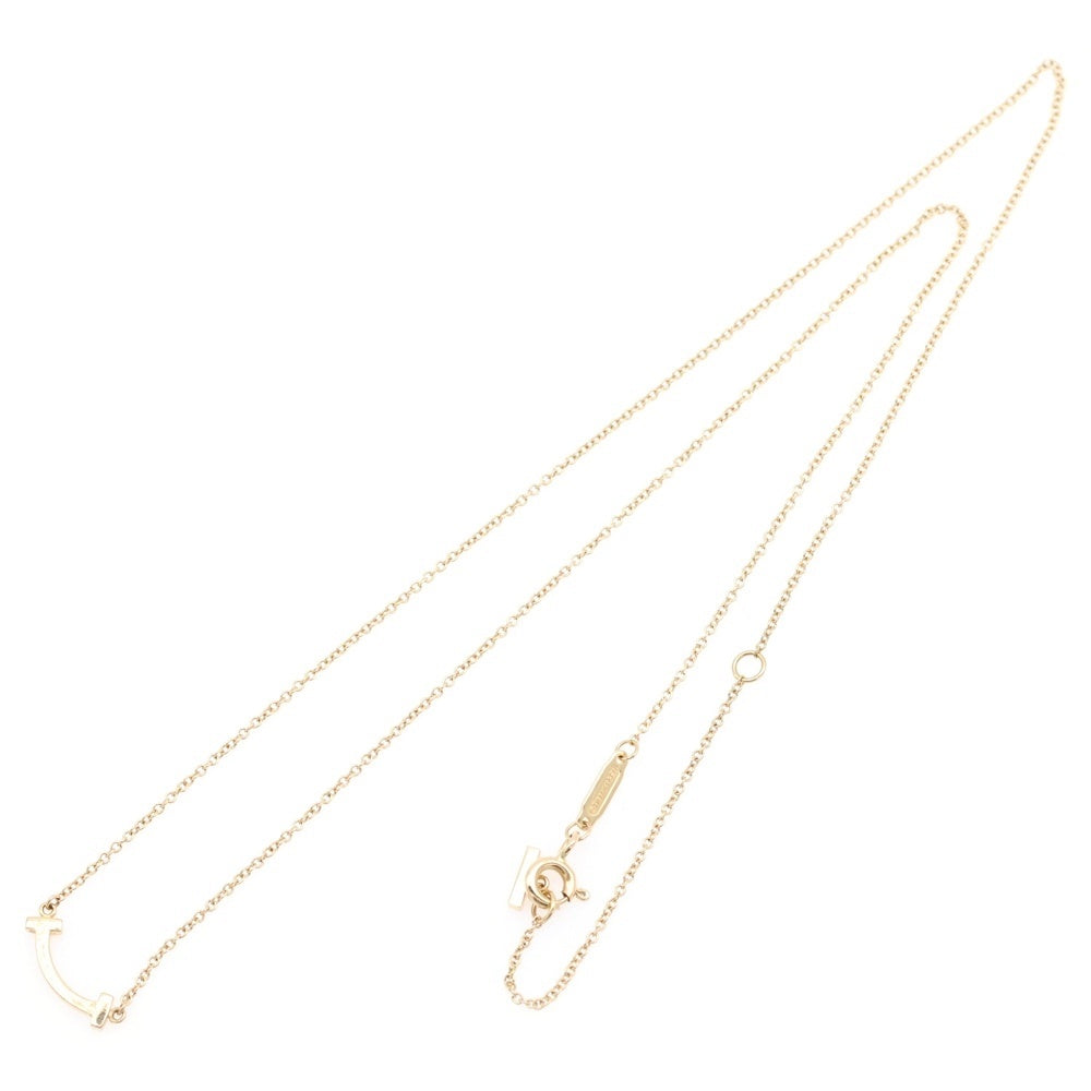 TIFFANY&Co(ティファニー) Tスマイル ミニ ネックレス K18YG イエローゴールド
