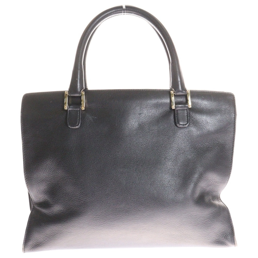 LOEWE(ロエベ) アナグラム ハンドバッグ トートバッグ ブラック ゴールド金具 レザー