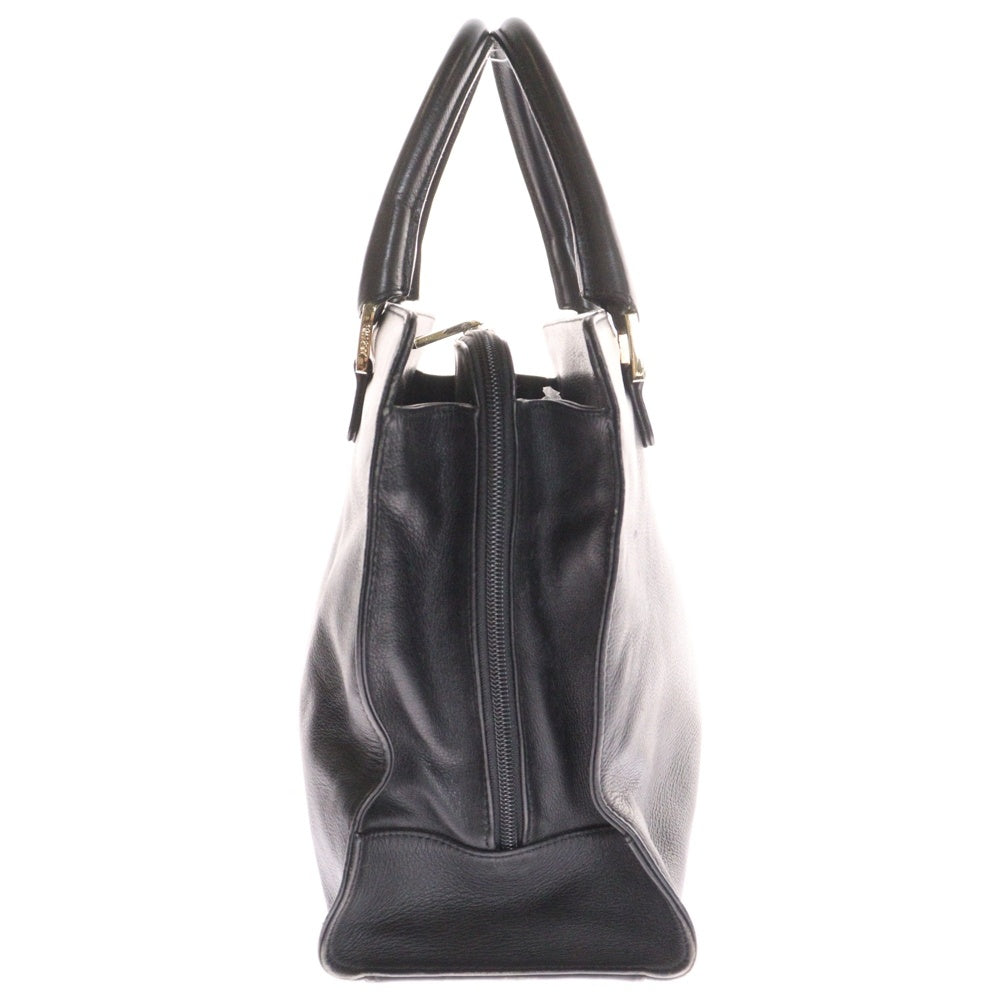 LOEWE(ロエベ) アナグラム ハンドバッグ トートバッグ ブラック ゴールド金具 レザー