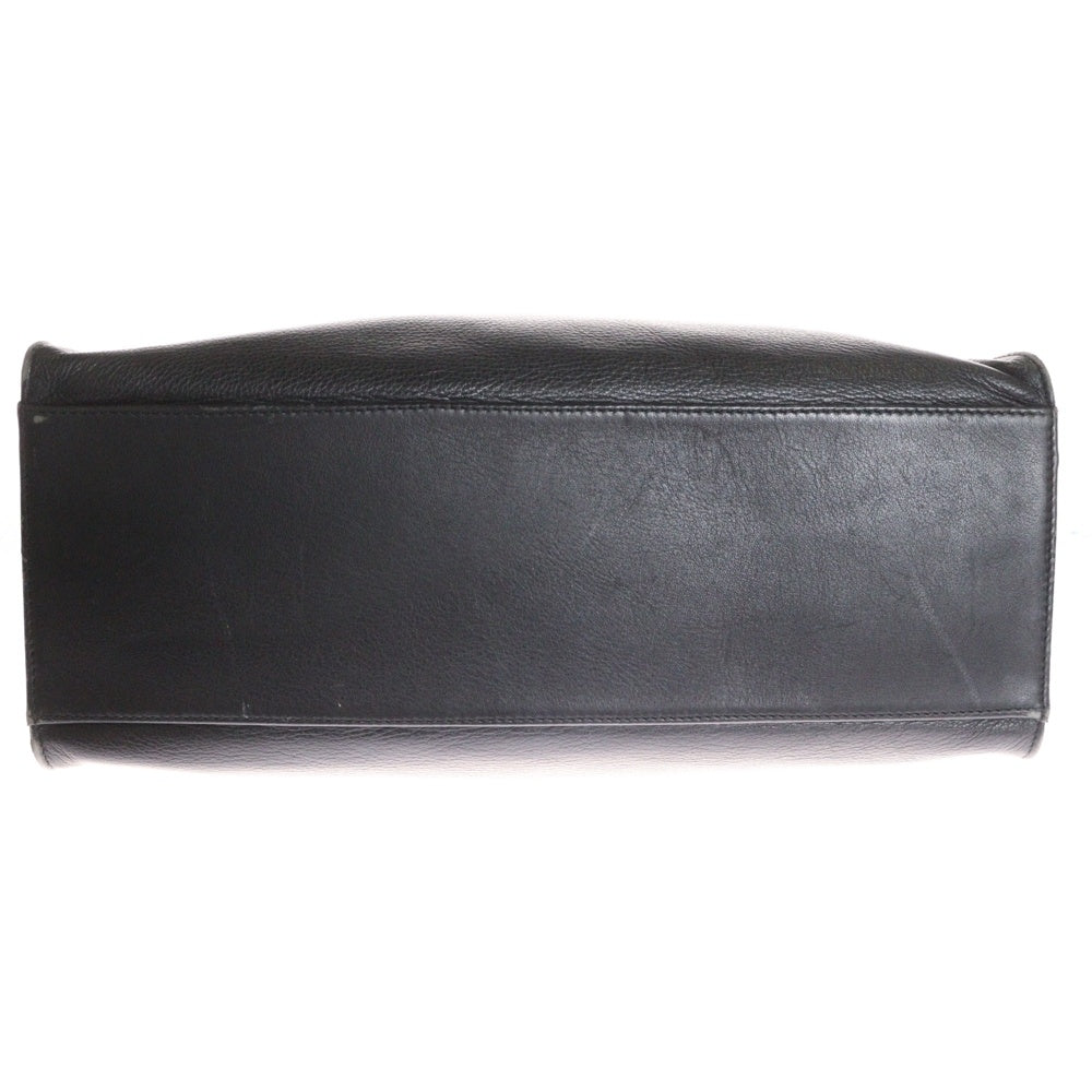 LOEWE(ロエベ) アナグラム ハンドバッグ トートバッグ ブラック ゴールド金具 レザー