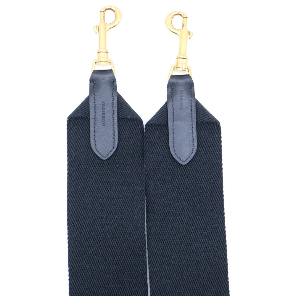 CELINE(セリーヌ) ジャカード ロゴ ウール レザー ショルダーストラップ ブラック 49S012AEP.38AW