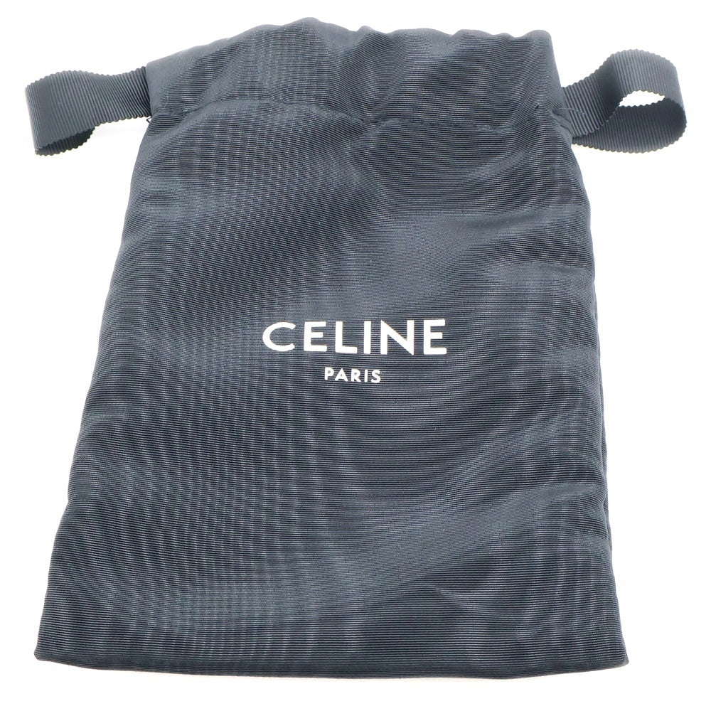CELINE(セリーヌ) ジャカード ロゴ ウール レザー ショルダーストラップ ブラック 49S012AEP.38AW