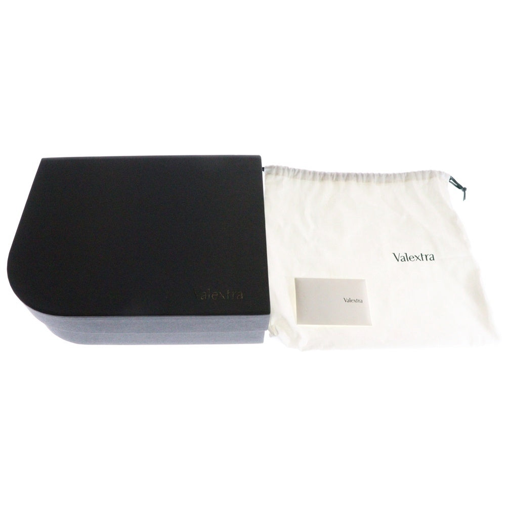 Valextra(ヴァレクストラ) ノーロ チェーン ウォレット ショルダーバッグ クラッチバッグ ピンクベージュ レザー レディース