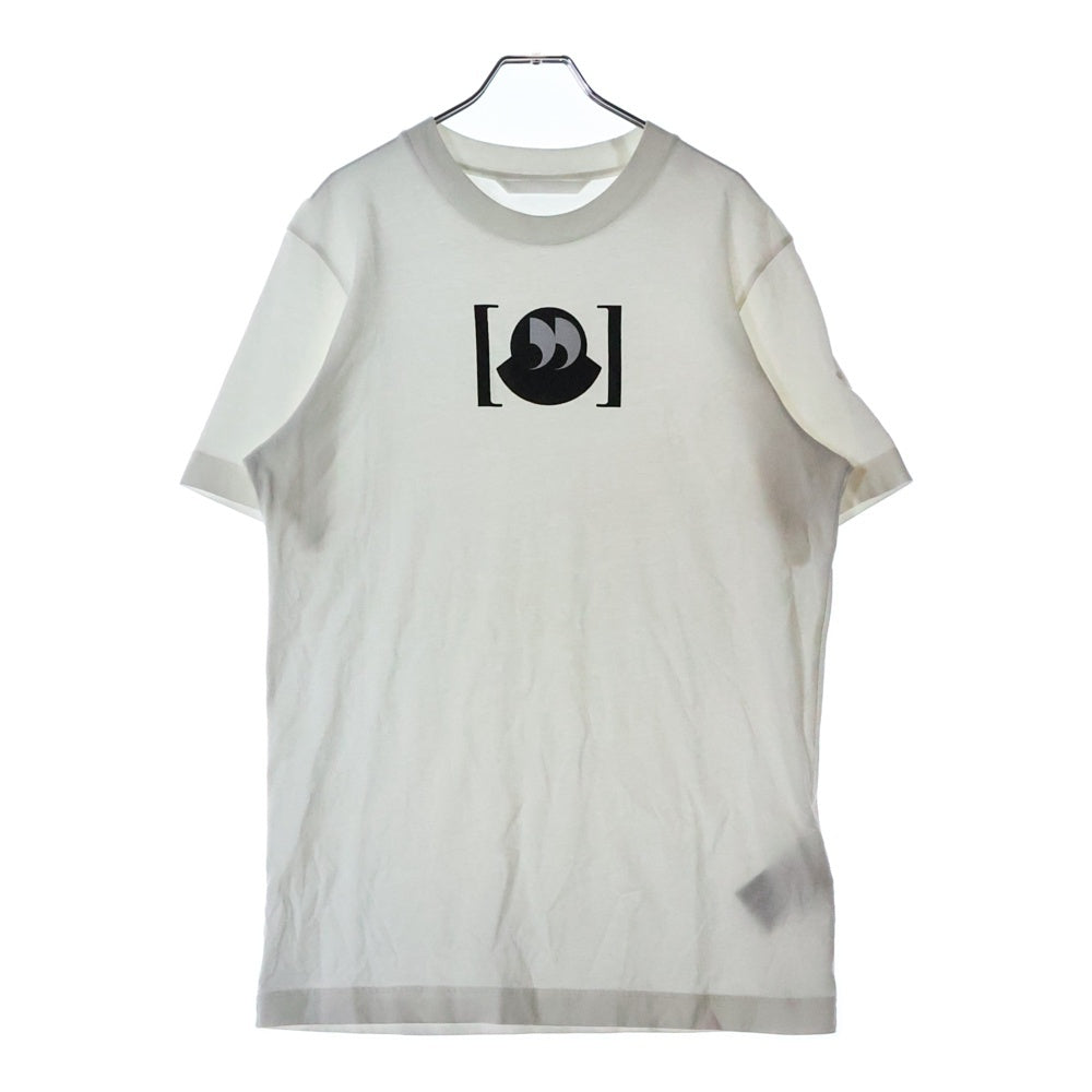 MONCLER(モンクレール) 25SS ゴーストプリント クルーネック 半袖Tシャツ カットソー ホワイト K10918C00045 89AJS