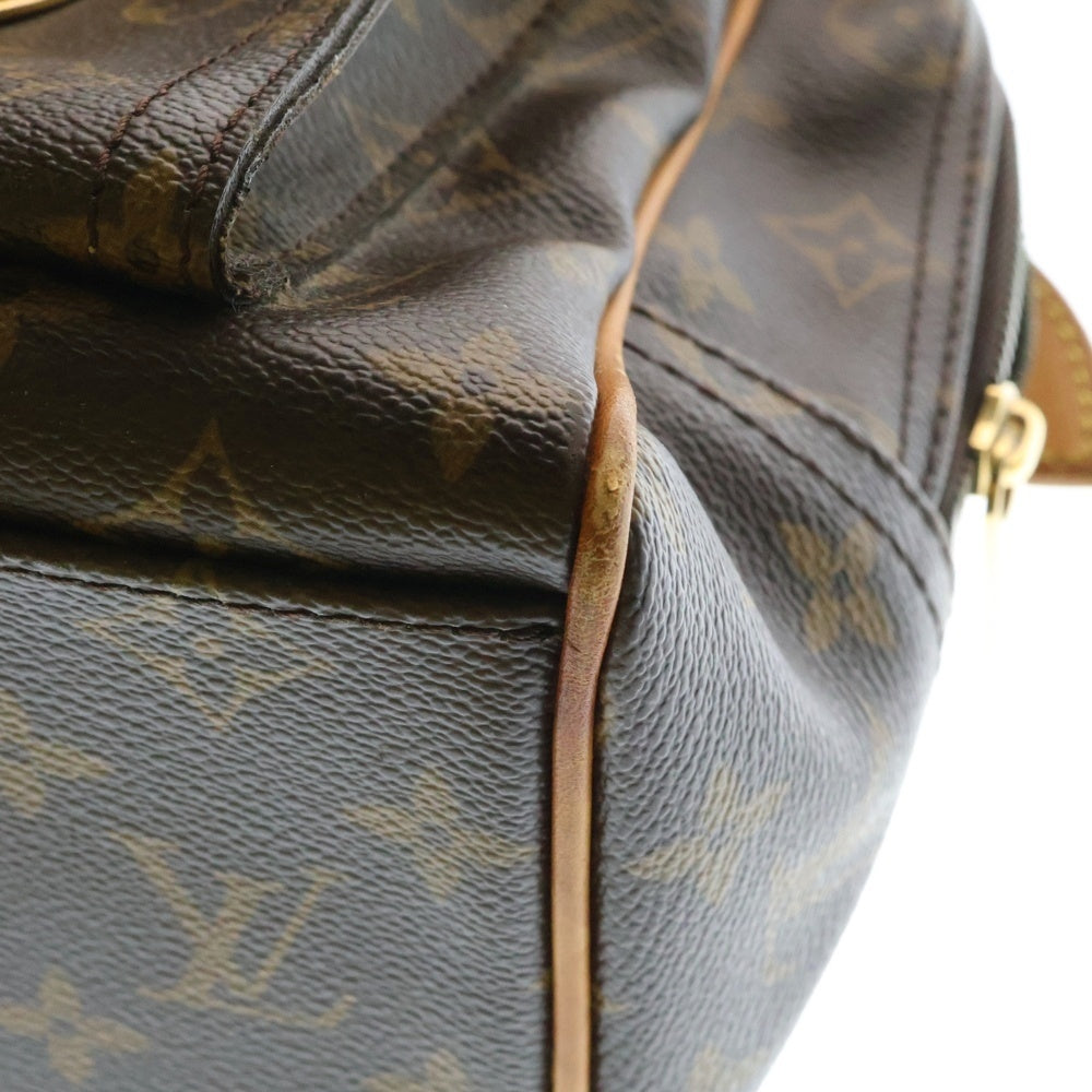 LOUIS VUITTON(ルイヴィトン) モノグラム マンハッタンGM ハンドバッグ ブラウン ゴールド金具 PVC×レザー M40025
