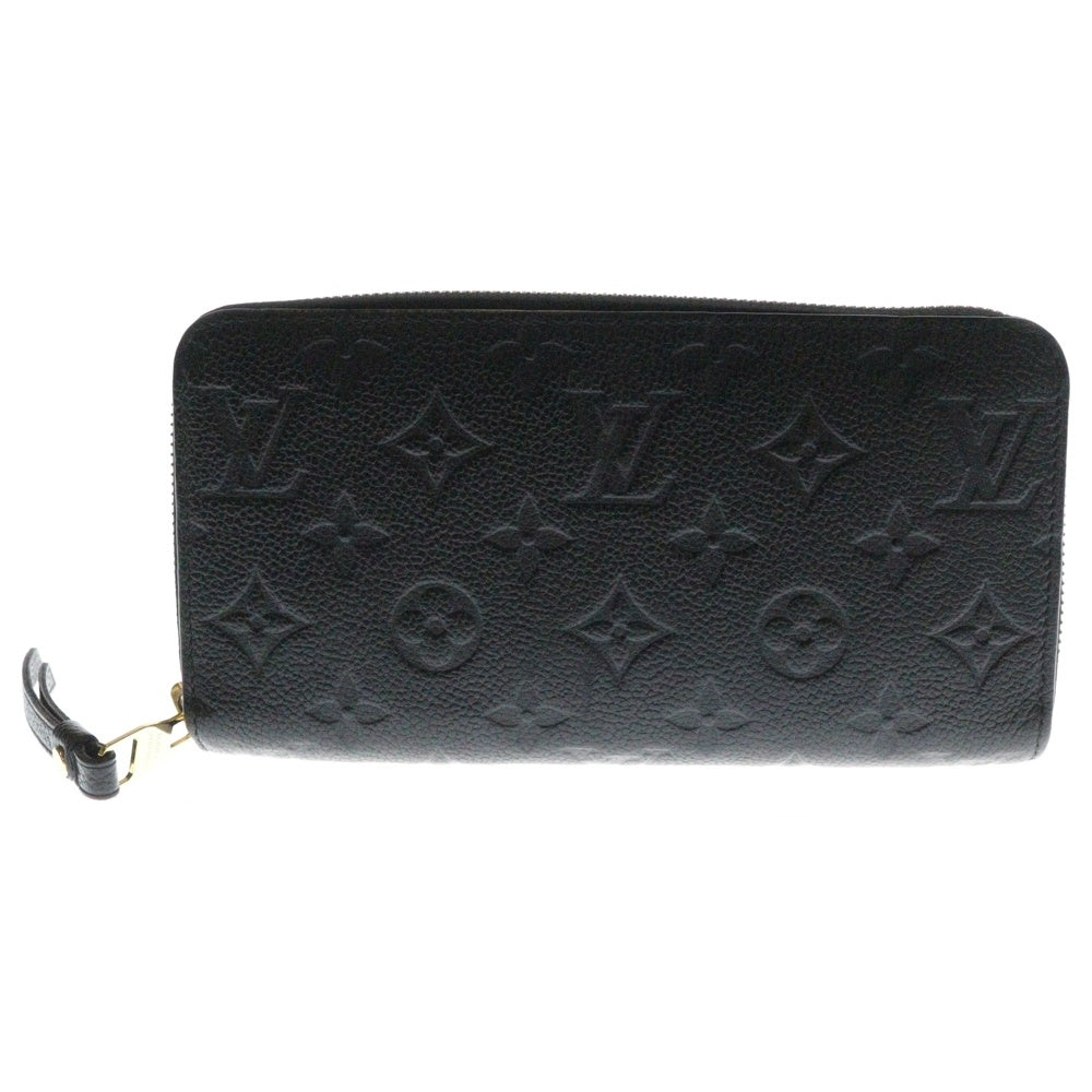 LOUIS VUITTON(ルイヴィトン) モノグラムアンプラント ジッピーウォレット ロングウォレット 長財布 ブラック ゴールド金具 レザー M61864