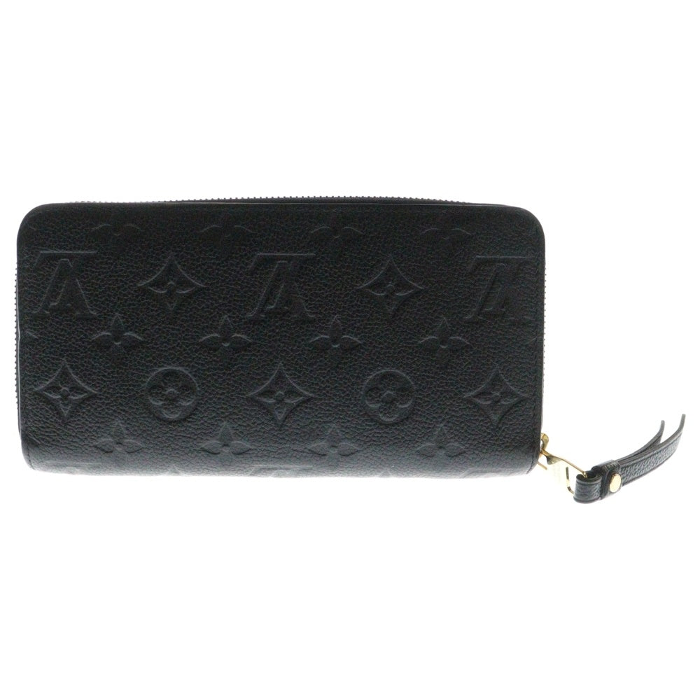 LOUIS VUITTON(ルイヴィトン) モノグラムアンプラント ジッピーウォレット ロングウォレット 長財布 ブラック ゴールド金具 レザー M61864