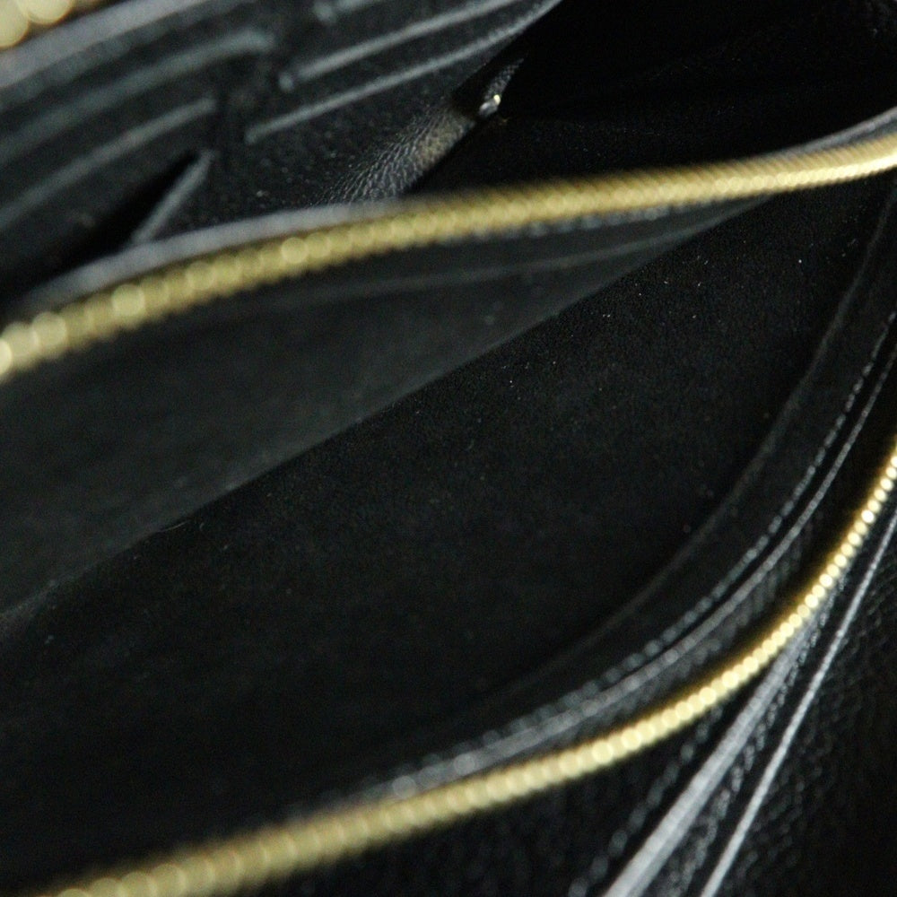 LOUIS VUITTON(ルイヴィトン) モノグラムアンプラント ジッピーウォレット ロングウォレット 長財布 ブラック ゴールド金具 レザー M61864