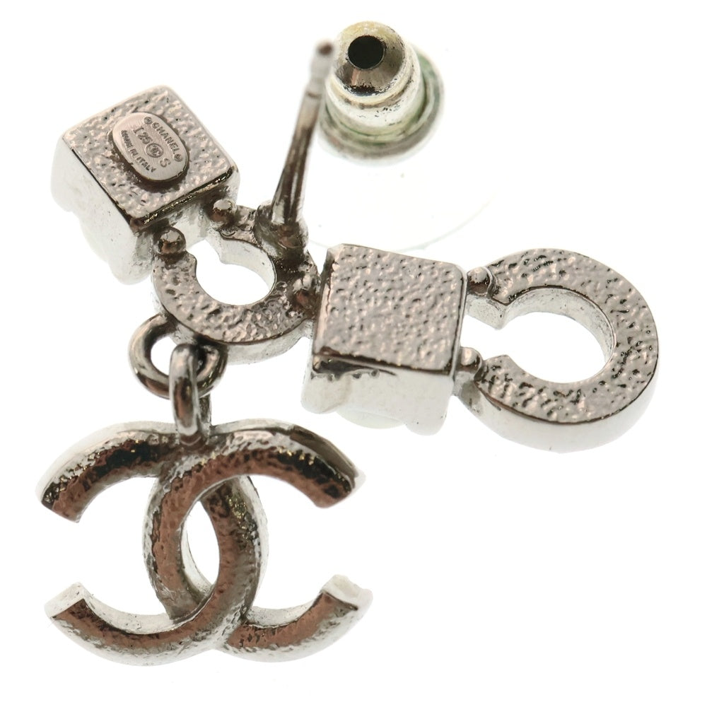 CHANEL(シャネル) ココマーク パールピアス メタル コスチューム パール&ストラス シルバー I25S
