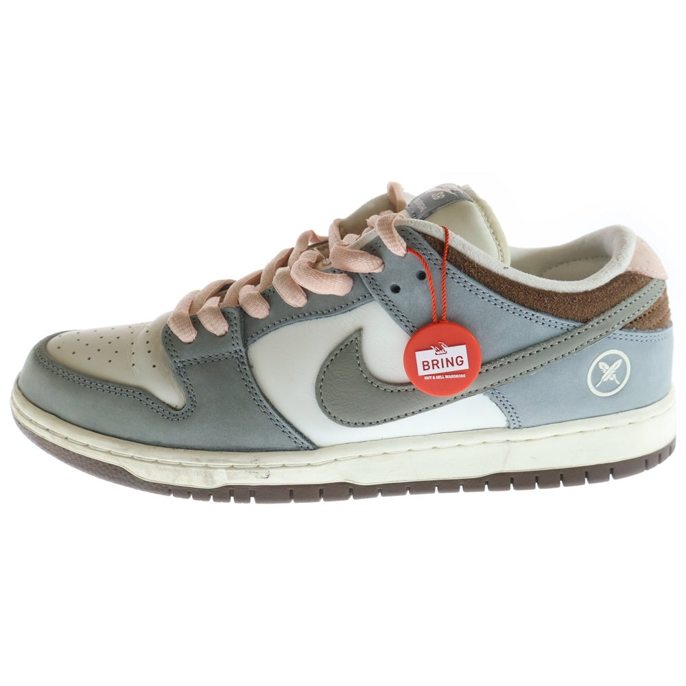 NIKE SB(ナイキエスビー) ×Yuto Horigome Dunk Low Pro QS Wolf Gray ×堀米雄斗 ダンクロープロ キューエス ウルフグレー US10.5/28.5cm ローカットスニーカー FQ1180-001 グレー