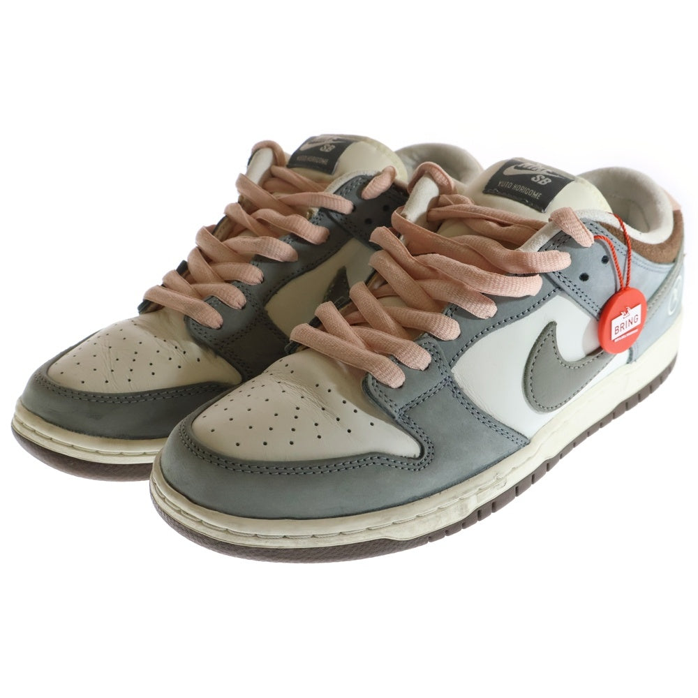 NIKE SB(ナイキエスビー) ×Yuto Horigome Dunk Low Pro QS Wolf Gray ×堀米雄斗 ダンクロープロ キューエス ウルフグレー US10.5/28.5cm ローカットスニーカー FQ1180-001 グレー