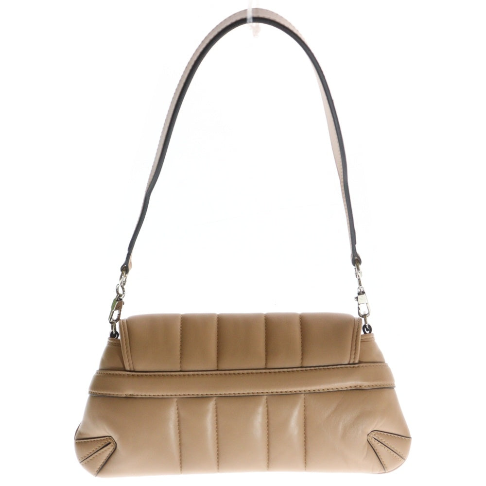 GUCCI(グッチ) ホースビット チェーンショルダーバッグ ピンク ベージュ レザー 764339