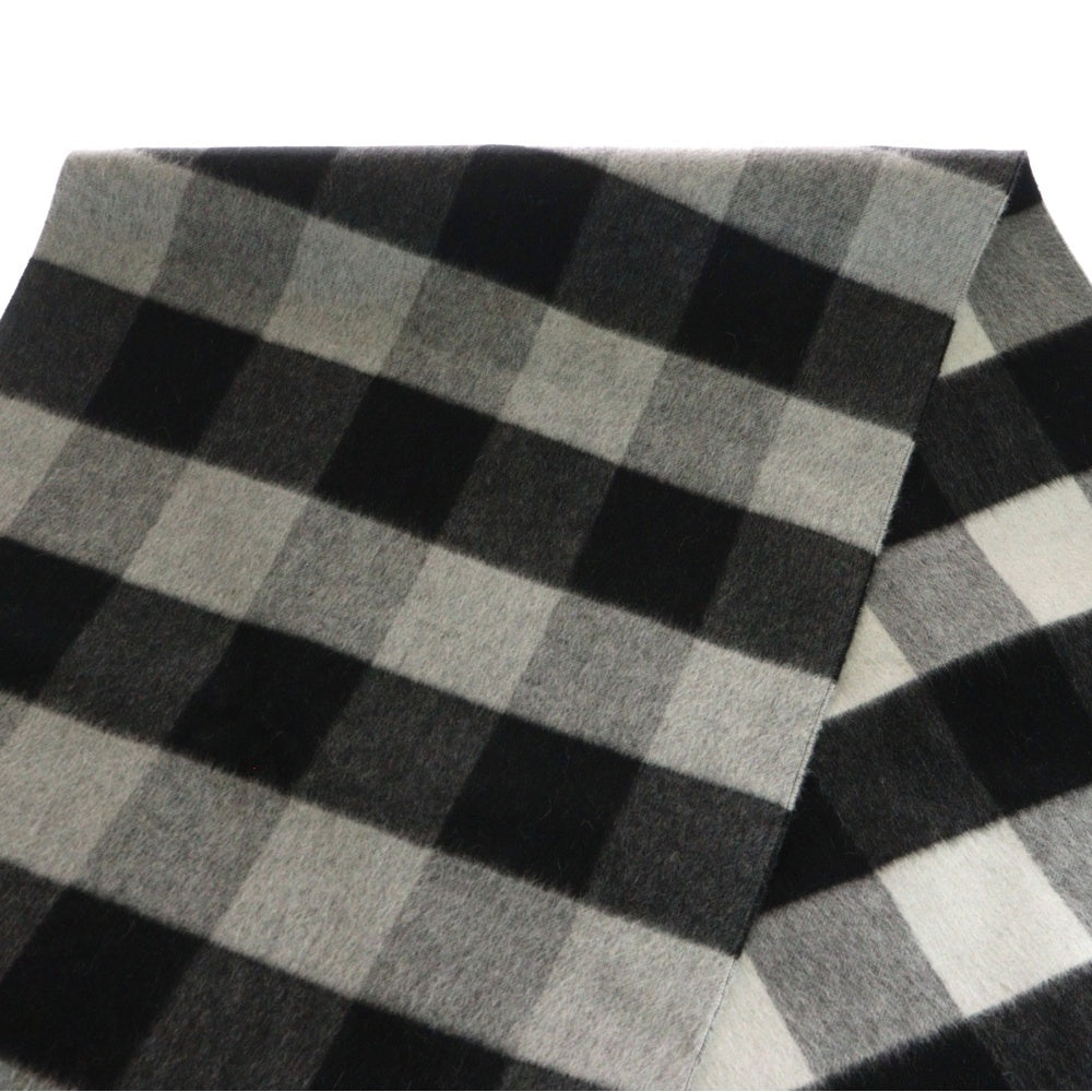 Christian Dior(クリスチャンディオール) ディオールオム ストール マフラー ブラック×グレー ウール 95CHE200I100