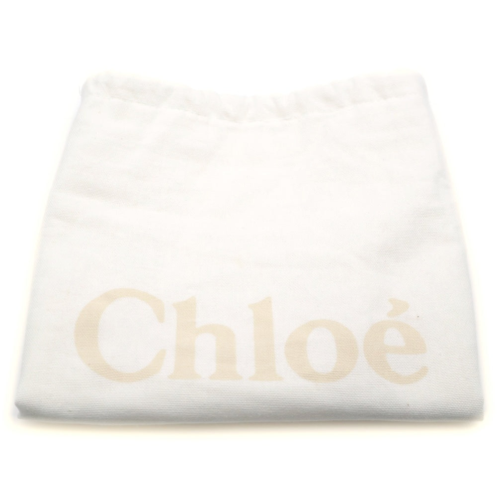 Chloe(クロエ) ウッディ トートバッグ ハンドバッグ フェルト×レザー グレー