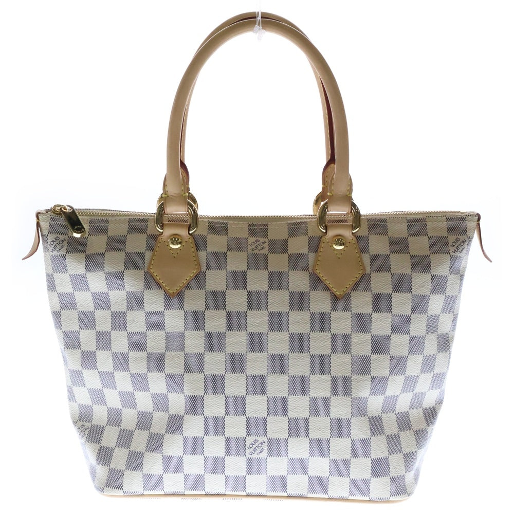 LOUIS VUITTON(ルイヴィトン) ダミエ アズール サレヤPM ハンドバッグ トートバッグ ベージュ PVCレザー N51186
